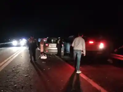 MILAGRO EN RUTA 38: Choque en Cadena Con Cuatro Vehículos y Sin Heridos Graves en Monteros