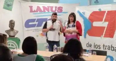 Walter Pintos va por la reelección en la CTA Autónoma de Lanús con una lista que suma 30 organizaciones