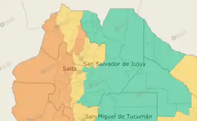 Viento Zonda en Jujuy: alertas amarilla y naranja para todo el fin de semana