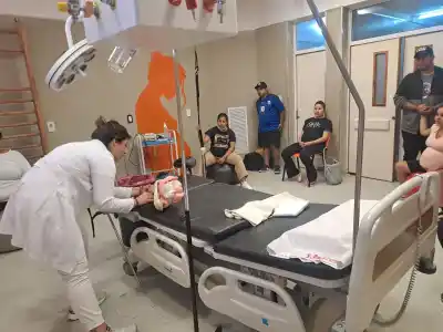 El secreto que revelaron en el curso de maternidad del Hospital Eva Perón