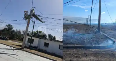 Viento Zonda e incendios: las zonas de Salta que se quedaron sin luz y la advertencia de EDESA