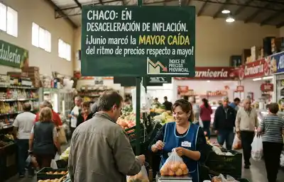 Junio 2026: Chaco lideró la desaceleración de la inflación entre las provincias