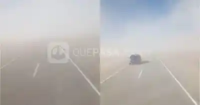 Polvo y ráfagas en la Ruta 52: lo que los conductores no pueden ignorar
