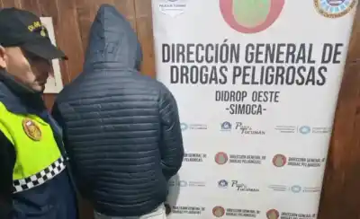 Cayó en Monteros con Cocaína y fue Detenido