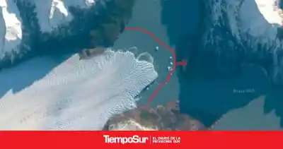 Imágenes satelitales revelan un cambio histórico en el glaciar Perito Moreno