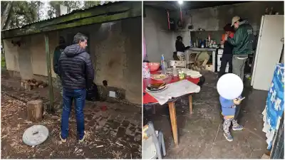 Lo que encontraron en un campo de Coronel Pringles: trabajadores en viviendas precarias y graves fallas laborales