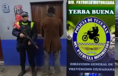 Cayó un prófugo en Yerba Buena durante un control rutinario