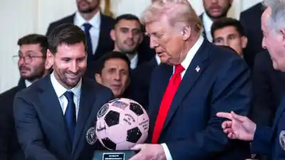 Trump llegó a la final del Mundial y soltó una frase sobre Messi que nadie esperaba