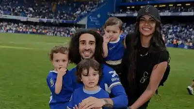 Marc Cucurella: padre joven, tres hijos y una historia familiar que conmueve