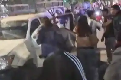 Atropelló a cuatro personas en la Fan Zone de Santiago del Estero y la multitud quiso lincharlo