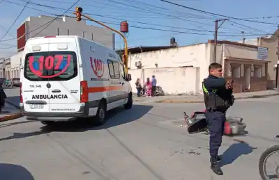 Conductor de moto resultó herido en el Centro de Monteros
