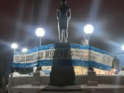 El gesto que emocionó a todo San Antonio de Areco con el kinesiólogo de la Selección