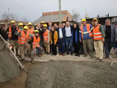 Jaldo visitó Monteros y recorrió las obras junto a Serra con Mensaje a la Nación