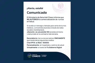 Alerta en Chaco: venden turnos médicos en hospitales públicos y piden no caer en la estafa