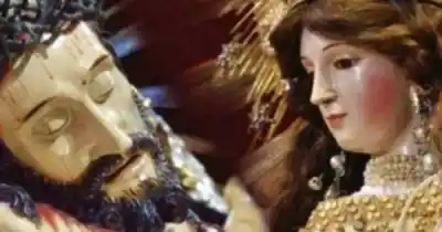 El rito que anticipa la procesión más esperada: entronizan al Señor y la Virgen del Milagro