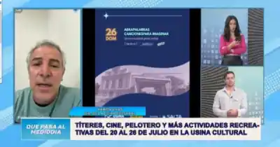 Imperdible: la Usina Cultural de Salta reveló su nueva agenda para las vacaciones de invierno