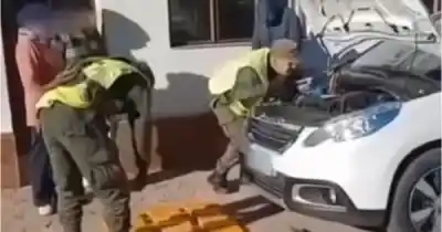 Desbarataron un clan familiar en La Quiaca: hallaron un auto modificado y un botín millonario