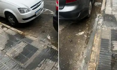 Vecinos del Hospital Kirchner denuncian que los desechos cloacales ya copan la esquina