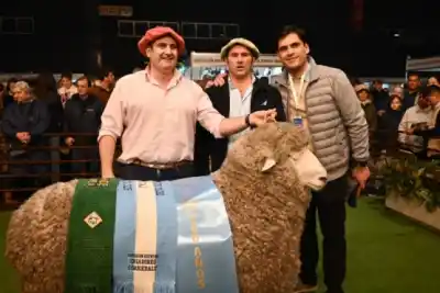 Un carnero de Santa Cruz se robó el show en Palermo y dejó helada a la competencia