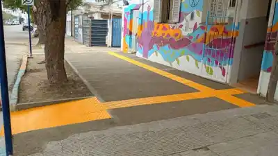 Una obra que derriba barreras: la nueva vereda accesible en el centro de discapacidad visual