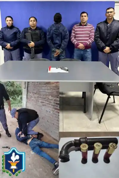 Intentó entrar armado a la casa de su ex y lo atraparon cuando huía entre las viviendas