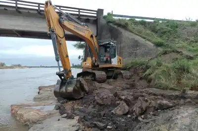 El fantasma de 2017: refuerzan el puente Santa Rosa ante la llegada de El Niño