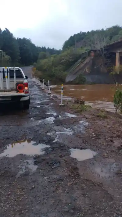 Después del susto: habilitan el puente de la Ruta 7 en Jardín América pero con restricción