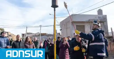 Un barrio de Comodoro ya tiene gas: la obra que cambió la vida de 60 familias