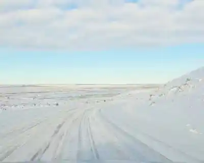 Frío extremo: prohíben circular de noche a camiones y micros en un tramo clave de la Ruta 3