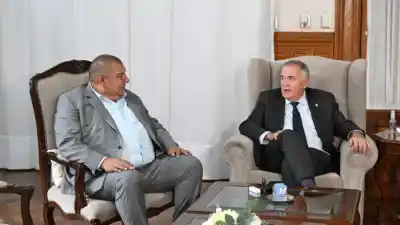 Jaldo recibió a Argañaraz y analizó obras clave en Leales: ¿qué pasará con la ruta 306?