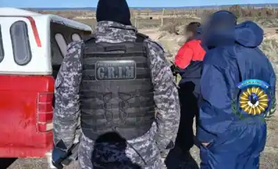 Una persecución en la Ruta 25 terminó con un insólito hallazgo: carne de guanaco oculta entre chatarra