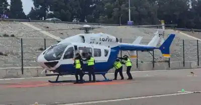 Vacaciones que terminaron en emergencia: trasladan en helicóptero a una nena de 10 años con grave cuadro neurológico