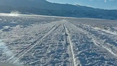 Tras intensas tareas, habilitaron el paso a Antofagasta de la Sierra pero piden máxima precaución