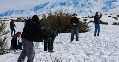 Llegaron a San Juan para ver montañas y se encontraron con una postal que no esperaban