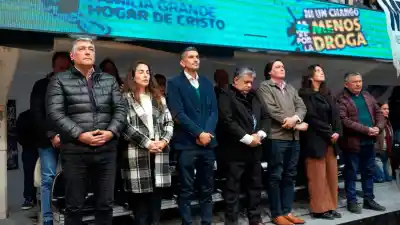 Fe y salud se unieron en La Banda: así se vivió el 2° aniversario del Hogar de Cristo