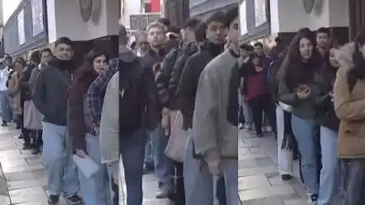 5.000 personas, 400 puestos: la fila que expone la crisis laboral