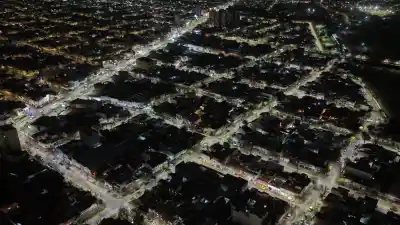 Un plan de iluminación que avanza: cambiaron 200 luces LED en Gerli Oeste