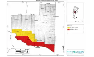 La sequía no da tregua: amplían la emergencia agropecuaria a más zonas del sur y oeste