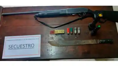 Amenazó a su expareja con un arma de fuego en Los Juríes y terminó detenido