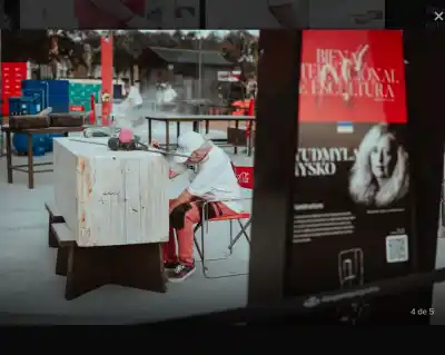 Resistencia vibra: así se esculpe el arte a cielo abierto en la Bienal que enamora al mundo