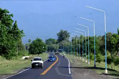 Tras 50 años de espera, la Ruta 344 fue repavimentada con fondos provinciales