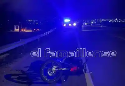 Dolor en los valles: un joven de 27 años falleció tras un accidente de moto en El Mollar