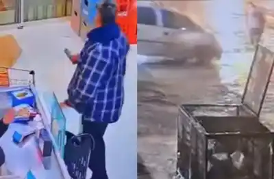 Lo que muestra el video del conductor que atropelló a un nene de 6 años y escapó en Comodoro Rivadavia