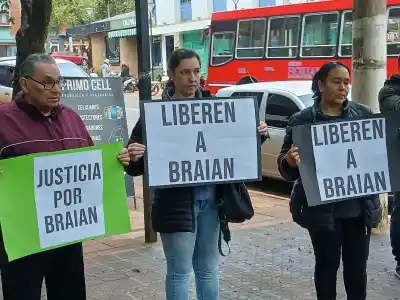 Conmoción en Eldorado: familiares de Braian se movilizaron y pidieron su liberación