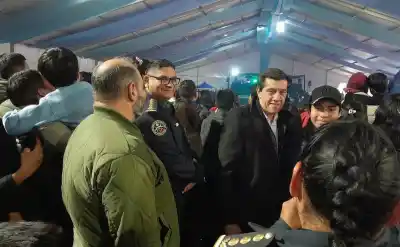 El gobernador Sadir recorrió la Expo Policial y destacó el vínculo con la comunidad