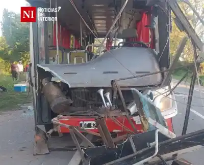 Tragedia en la Ruta 38: un joven de Santa Ana murió en un choque entre dos colectivos