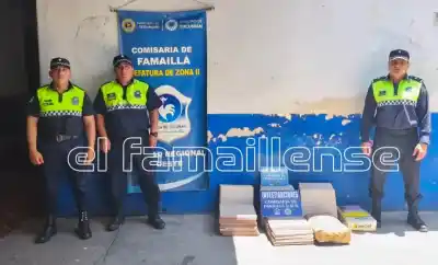 Famaillá: recuperan cerámicos y cemento robados en un allanamiento en barrio Santa Rosa
