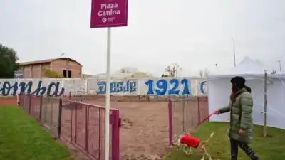 Inauguraron una nueva plaza canina en Godoy Cruz y los vecinos ya festejan