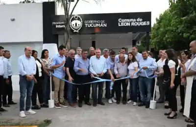 León Rouges: inauguran 3km de luz en la Ruta 38 y un centro de monitoreo con 93 cámaras
