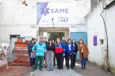 En plena renovación: así avanza la obra clave del SAME en Quilmes que mejorará la atención de emergencias